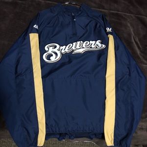 Majestic Brewers MLB Jacket